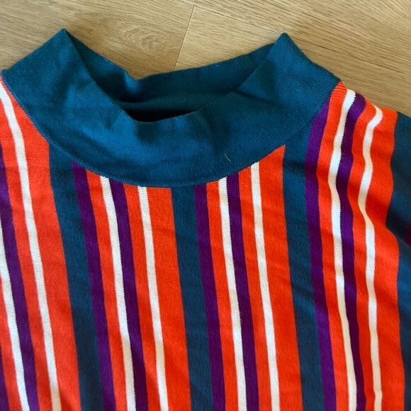 Victor Glemaud for Target Striped Mock Turtleneck Pullover Sweater 2X - Picture 7 of 9